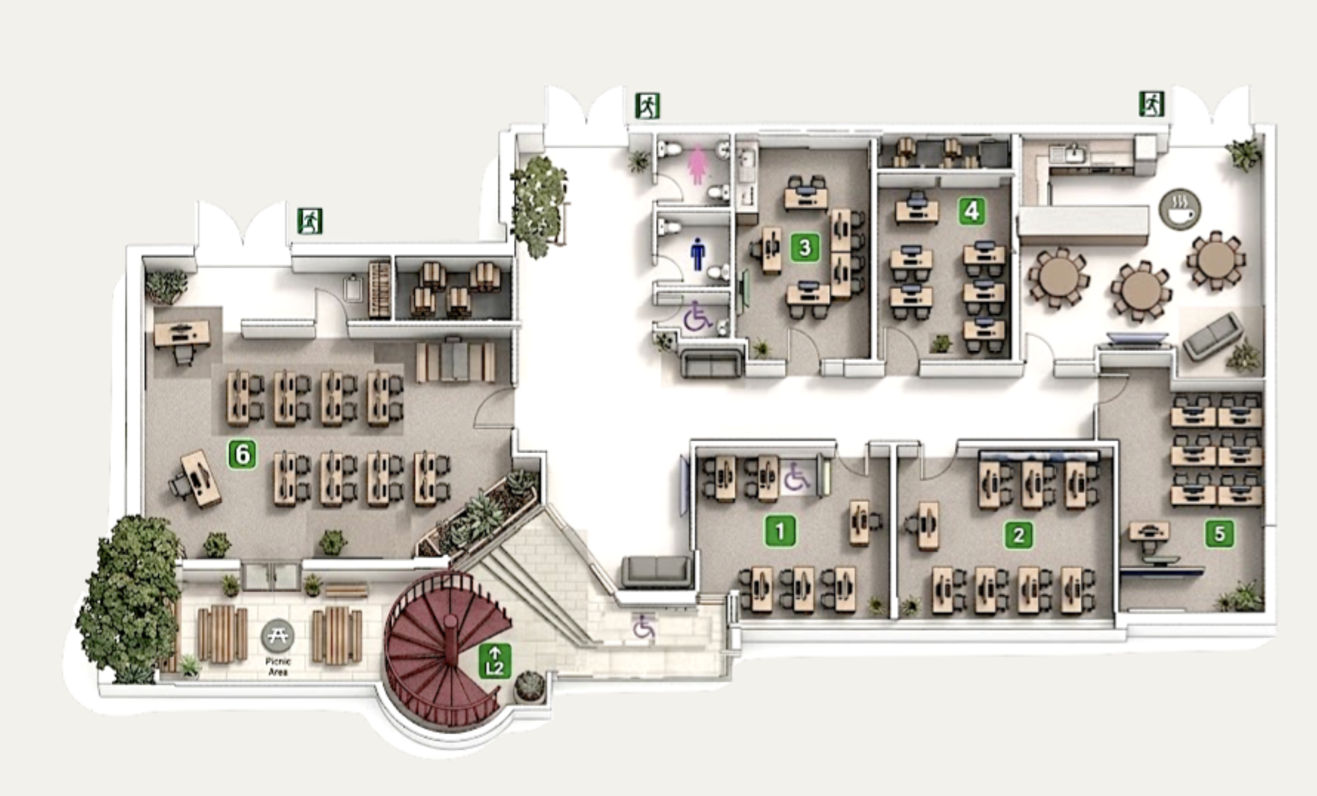 EQC Perth floor plan